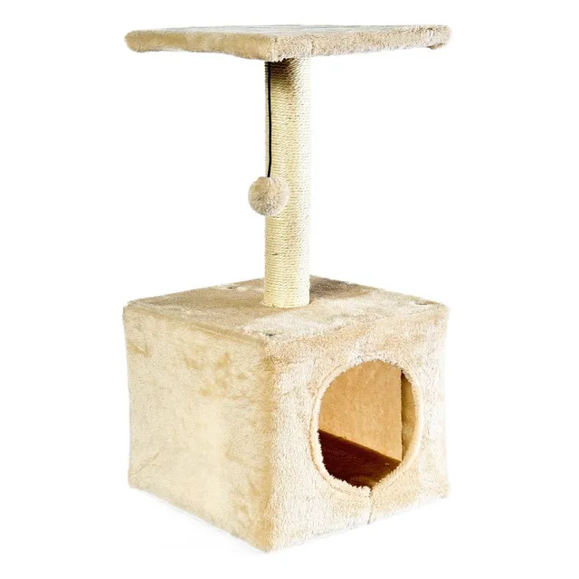 arquivet-pin-griffoir-chat-30x30x60-cm-avec-balle image 1