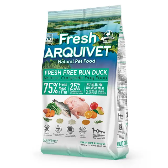 arquivet-canard-semi-humide-croquettes-chien-2-5-kg image 1