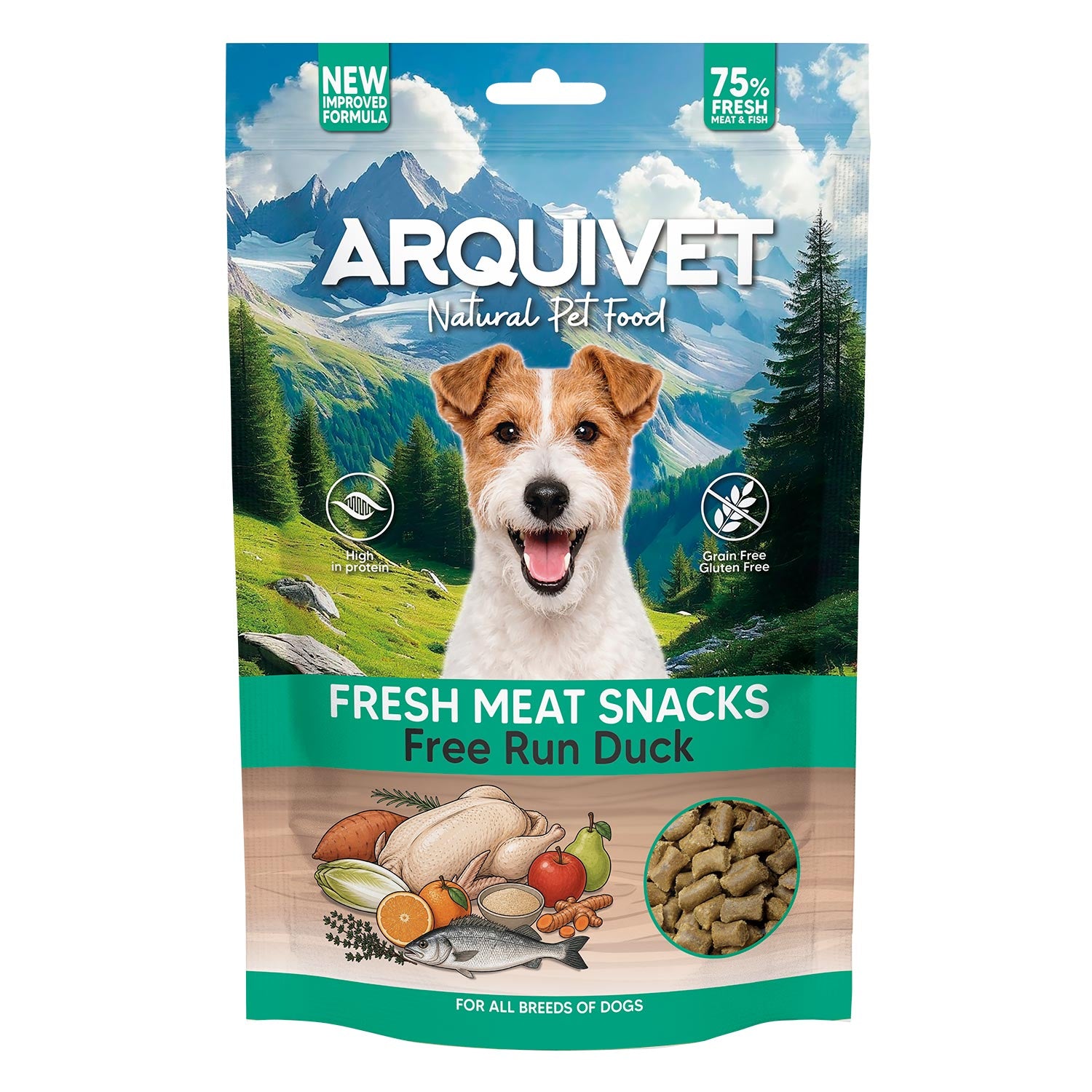 arquivet-fresh-meat-snacks-friandise-chien-canard-300-g image 5