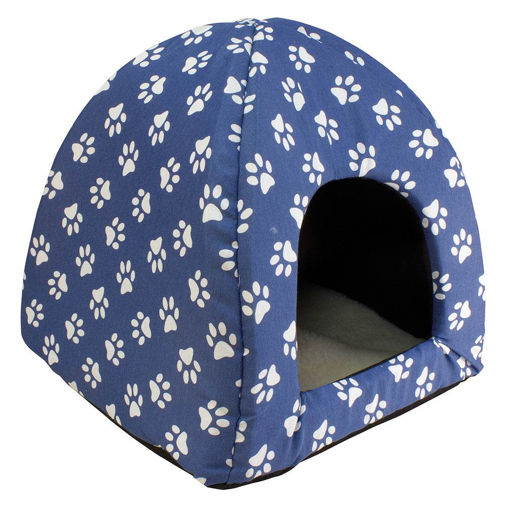 arquivet-igloo-imprim-panier-chien-40x40x45-cm-toiles-noires image 4