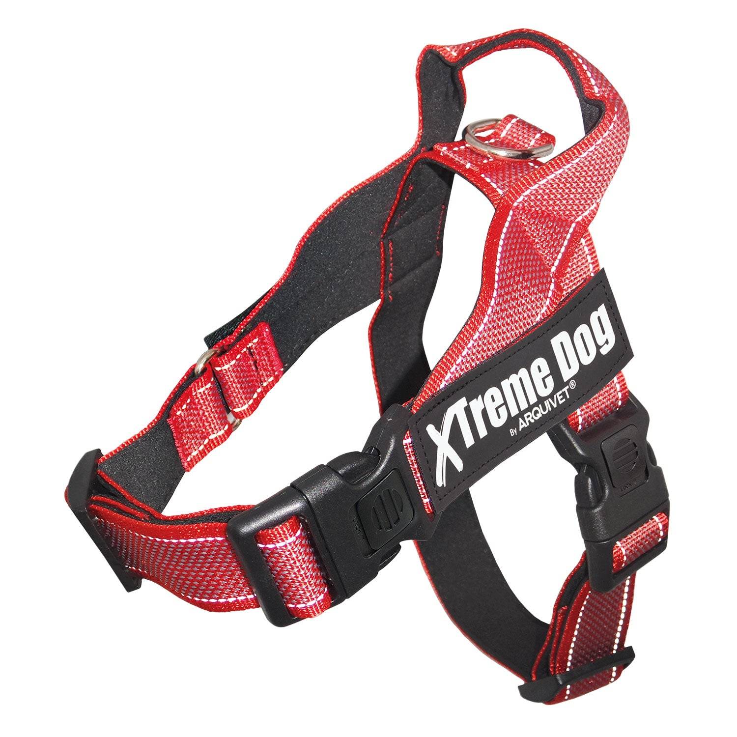 arquivet-classic-xtreme-harnais-chien-rouge-taille-m-ajustable image 1