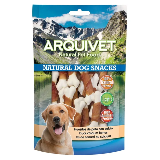 arquivet-os-de-canard-au-calcium-friandise-chien-100-g image 1