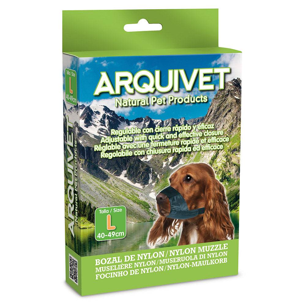 arquivet-museli-re-nylon-chien-ducation-taille-m-33-39-cm image 4