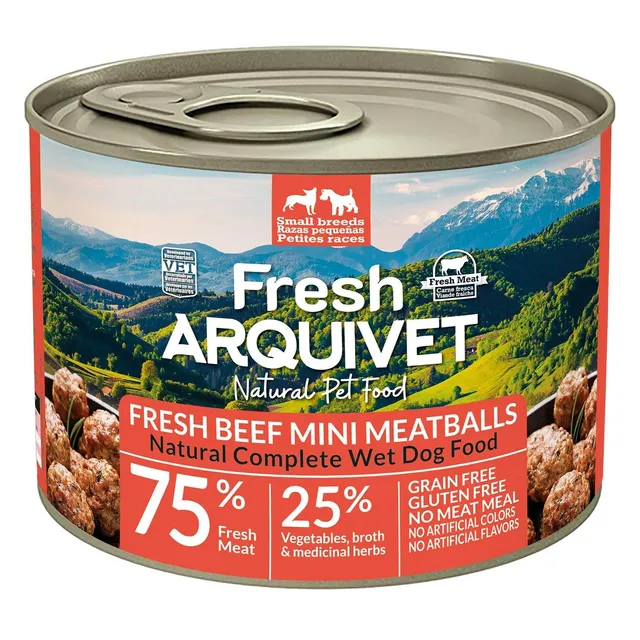 arquivet-mini-boulettes-b-uf-nourriture-chien-200-g image 1