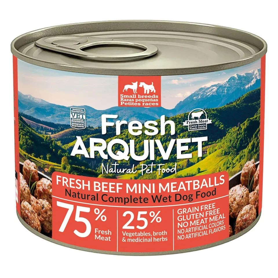 arquivet-mini-boulettes-b-uf-nourriture-chien-200-g image 1