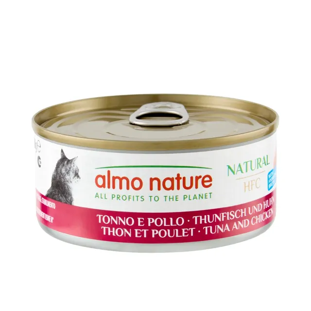 almo-nature-hfc-natural-thon-et-poulet-p-t-e-chat-24x150g image 1
