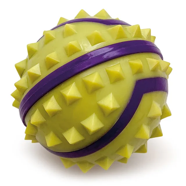 arquivet-strong-balle-chien-thermoplastique-verte-jouet-dentaire image 1