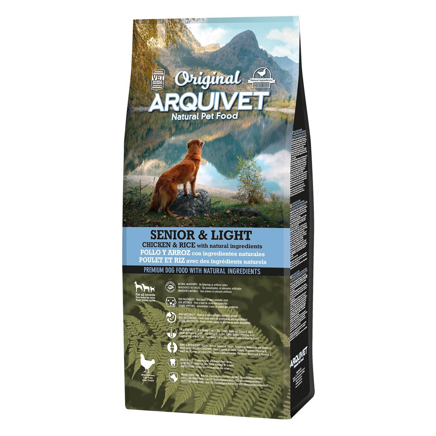 arquivet-original-croquette-light-poulet-riz-3-kg-senior image 5