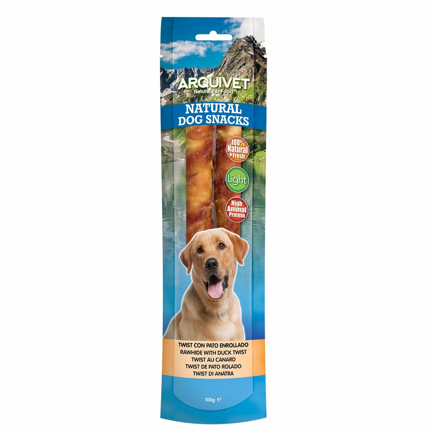 arquivet-duck-twist-friandise-canard-chien-100-g-13-cm image 6