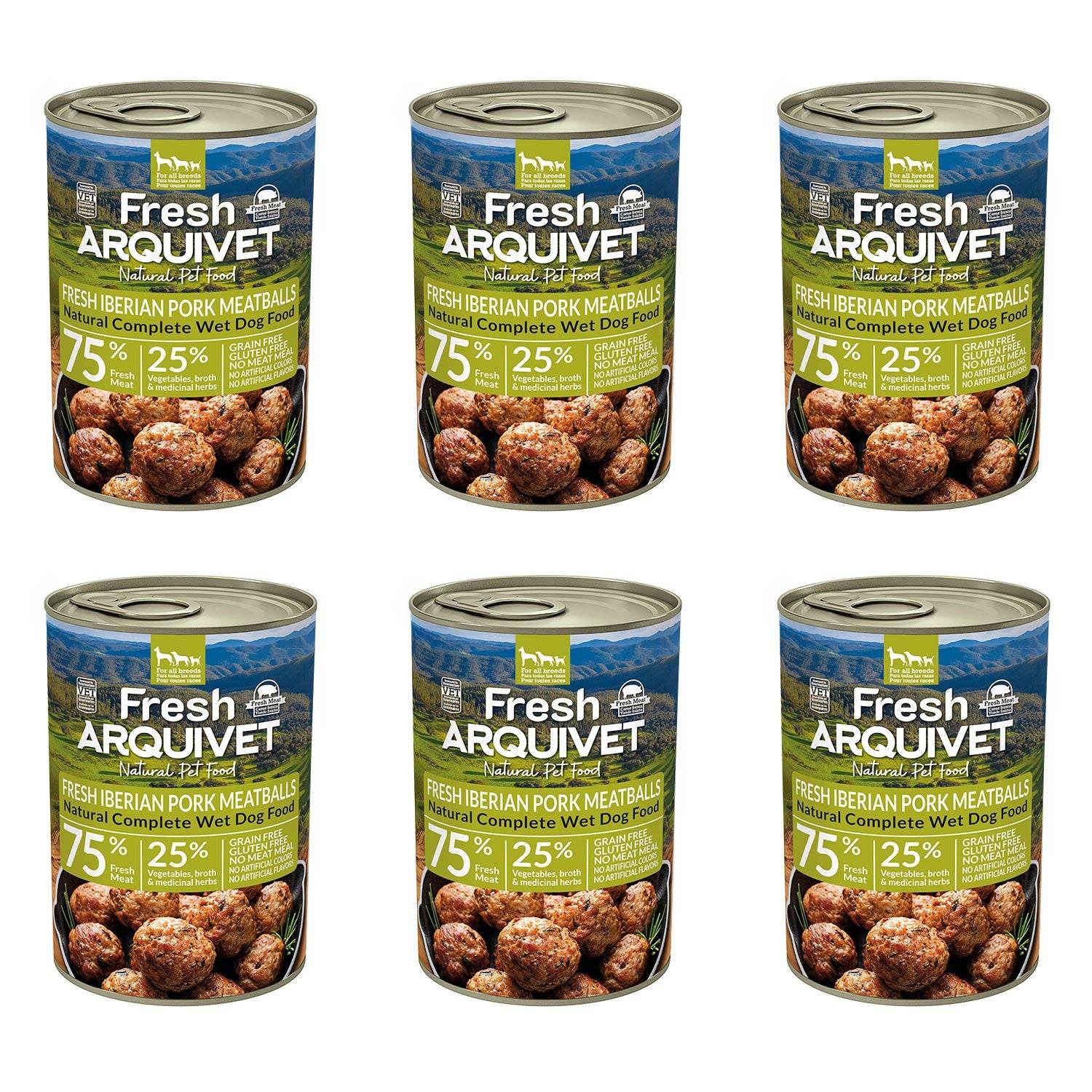 arquivet-boulettes-porc-ib-rique-chien-adulte-p-t-e-fra-che-400-g image 4