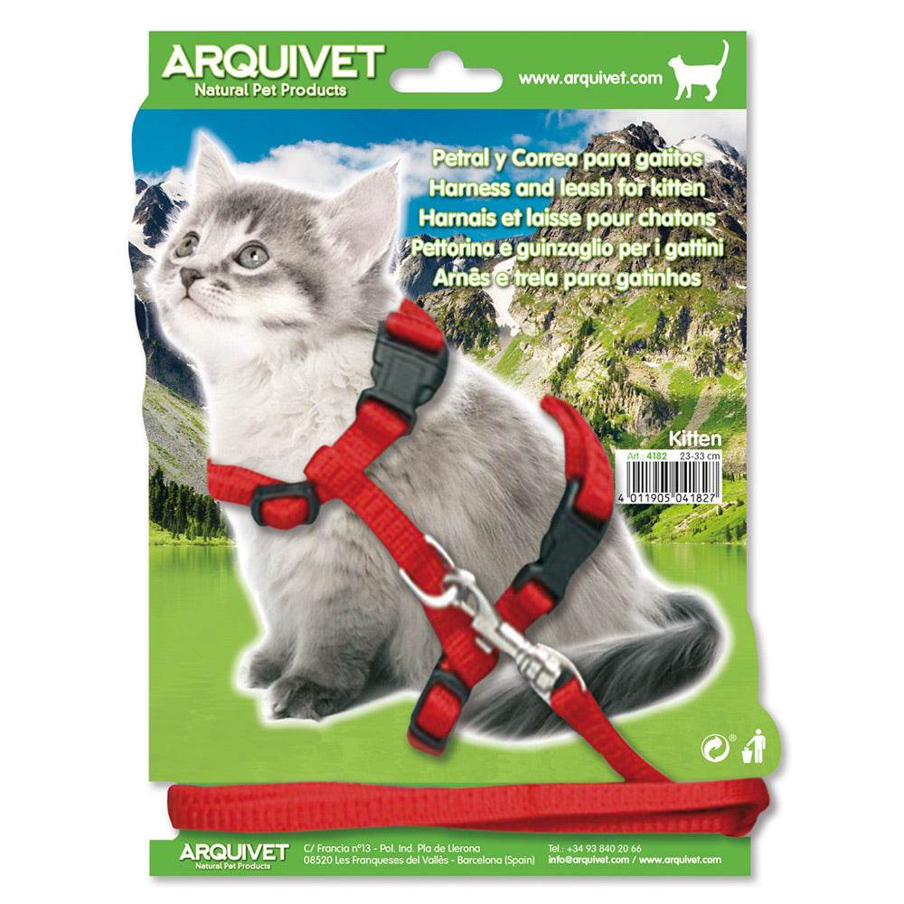 arquivet-petral-harnais-chaton-laisse-23-32-cm image 1