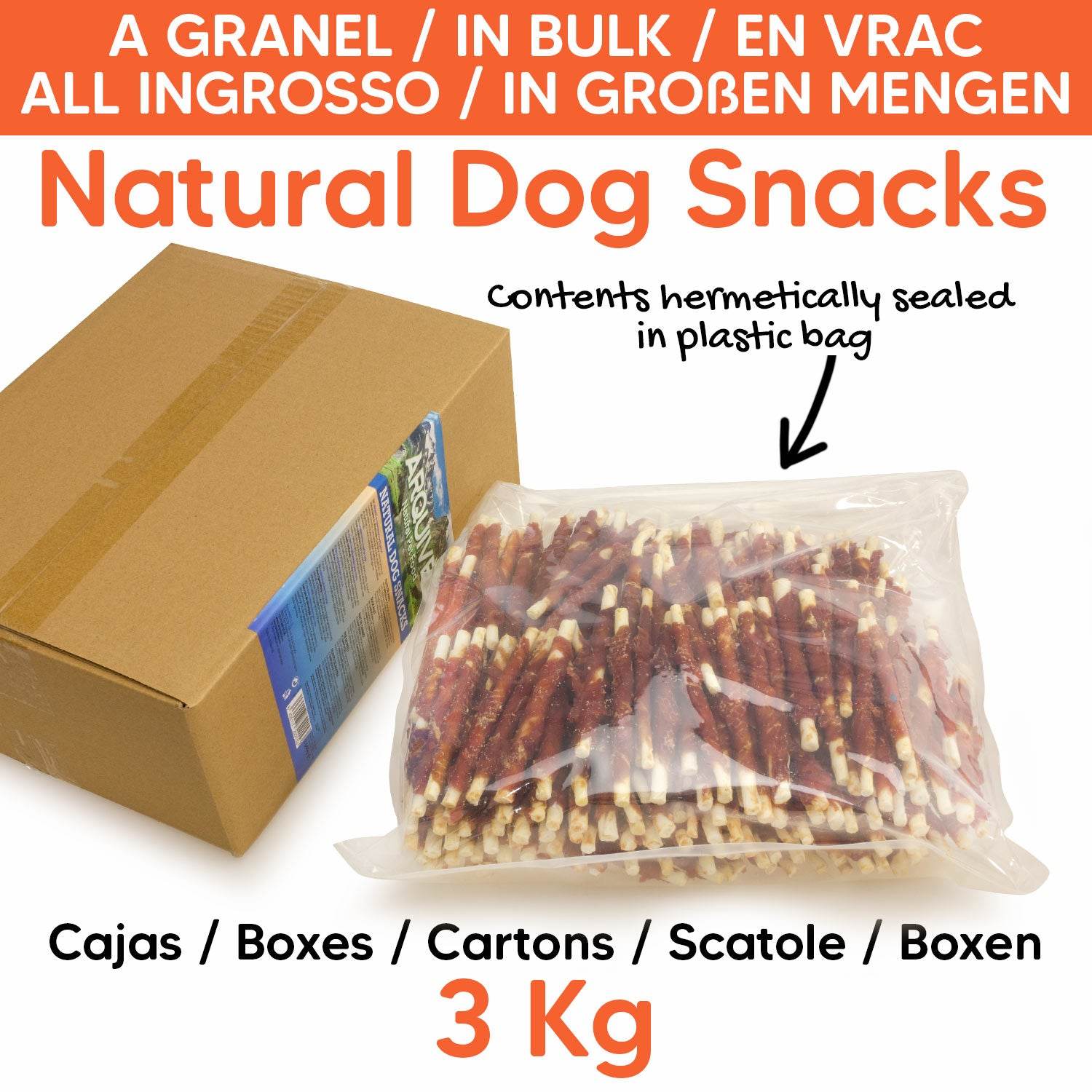 arquivet-duck-twist-friandise-canard-chien-100-g-13-cm image 5