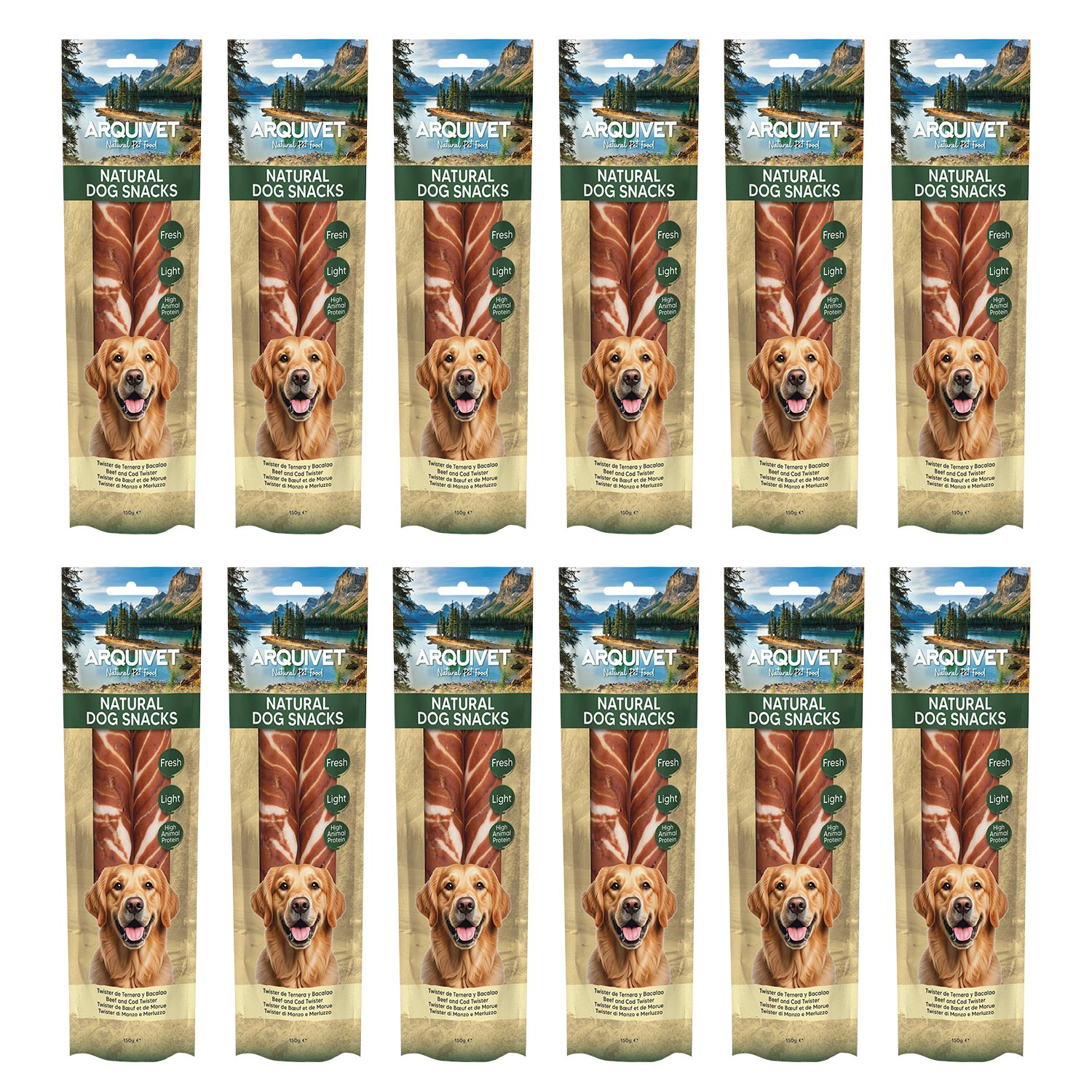arquivet-twister-b-uf-morue-friandise-chien-150-gr image 3