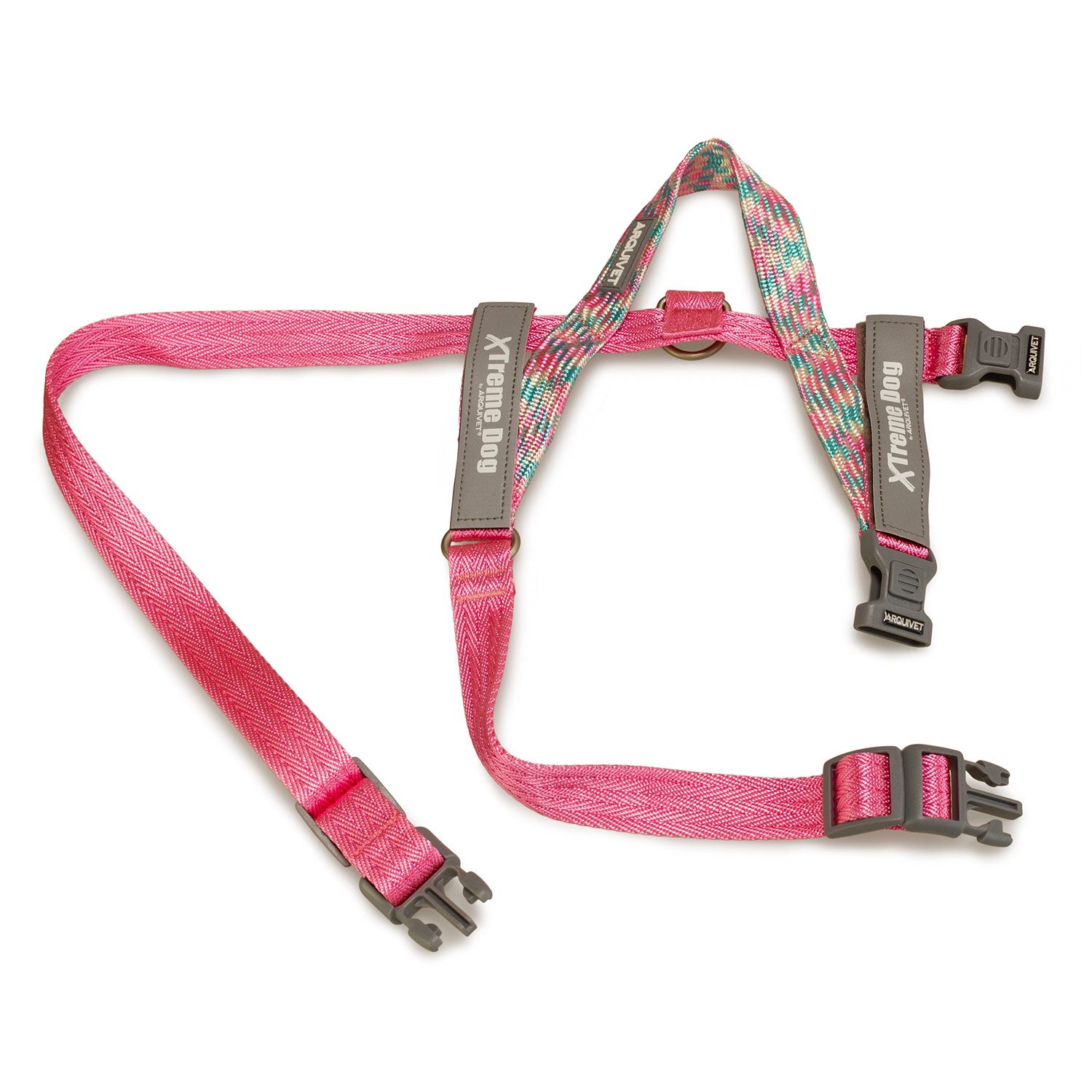 arquivet-piemonte-xtreme-harnais-chien-rose-m-52-75-cm image 2