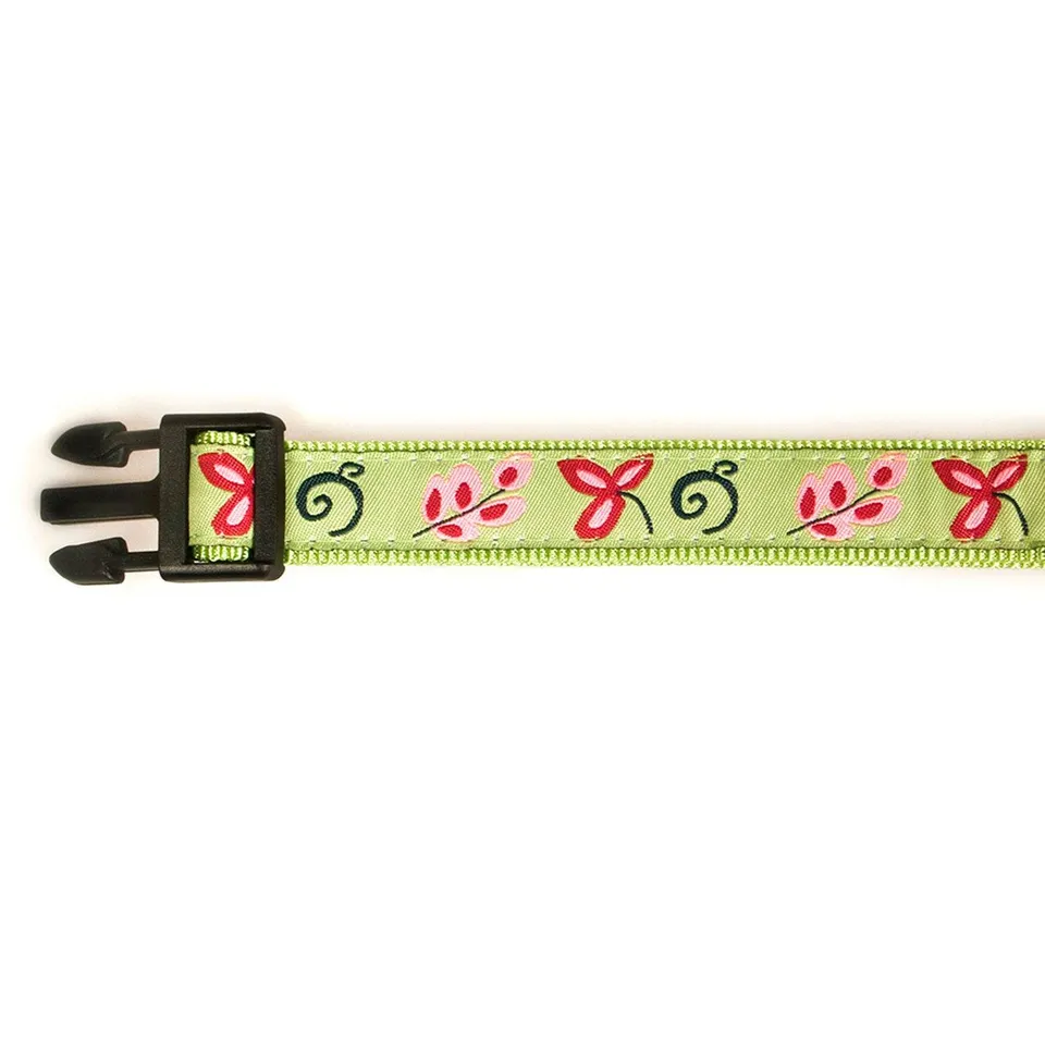 arquivet-spring-collar-collier-chien-vert-fleurs-30-40-cm-15-mm image 1