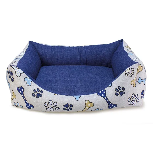 arquivet-panier-chien-os-empreintes-60x50x18-cm image 1