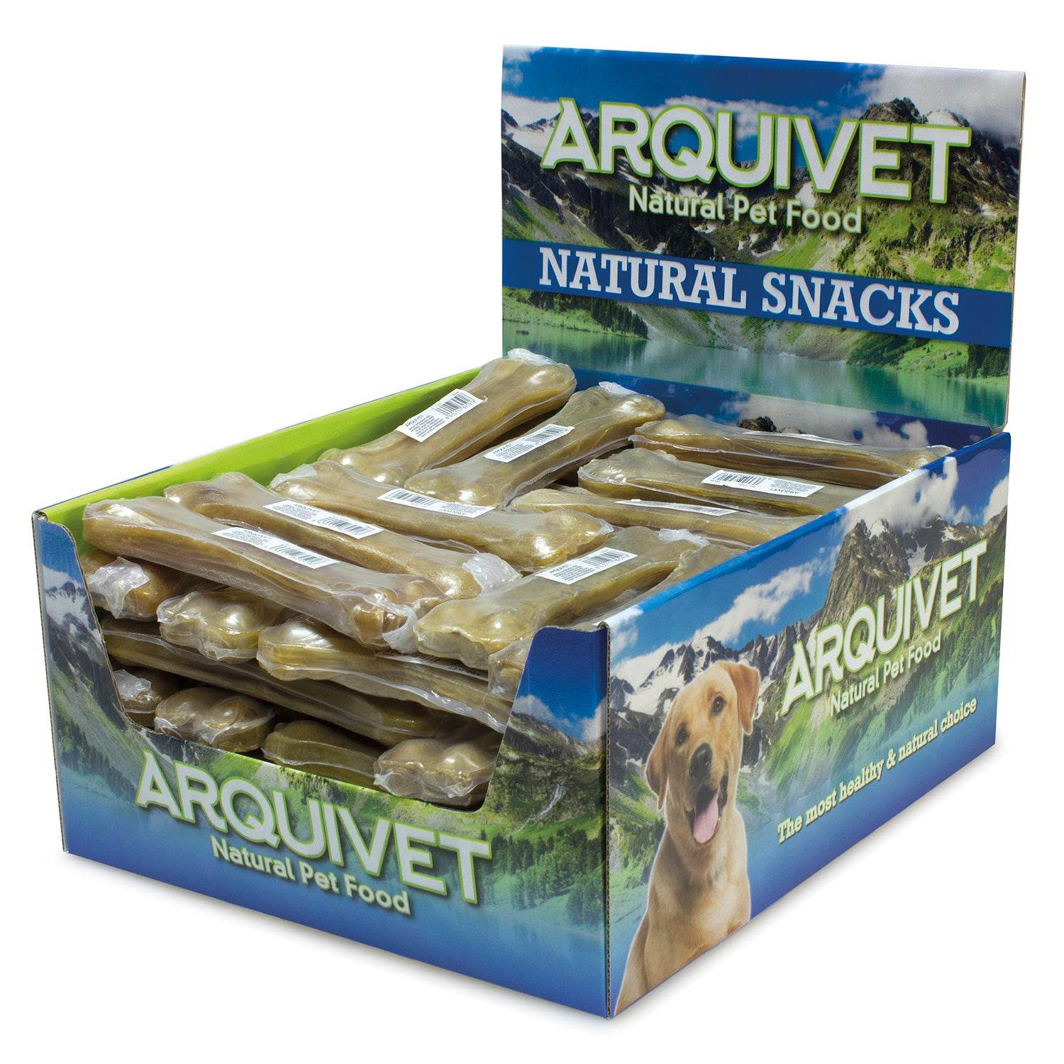 arquivet-dog-snacks-os-press-peau-8-cm-150-pcs-friandise-chien image 7