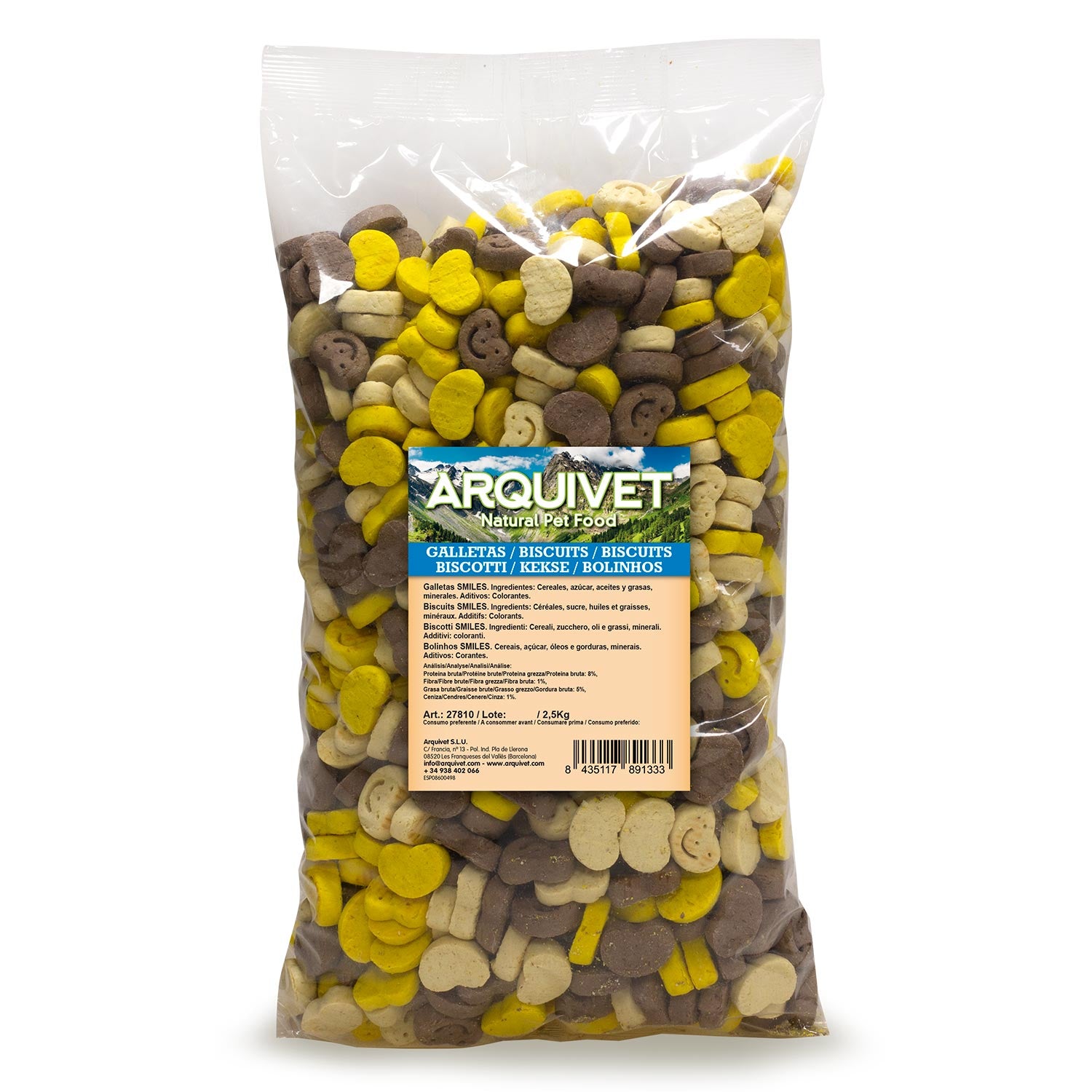 arquivet-snacks-cookies-smiles-biscuits-chien-200-g-coeur image 6