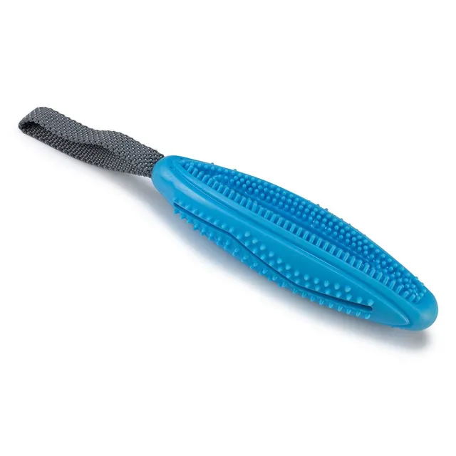 arquivet-jouet-chien-b-ton-dentaire-bleu-avec-poign-e image 1